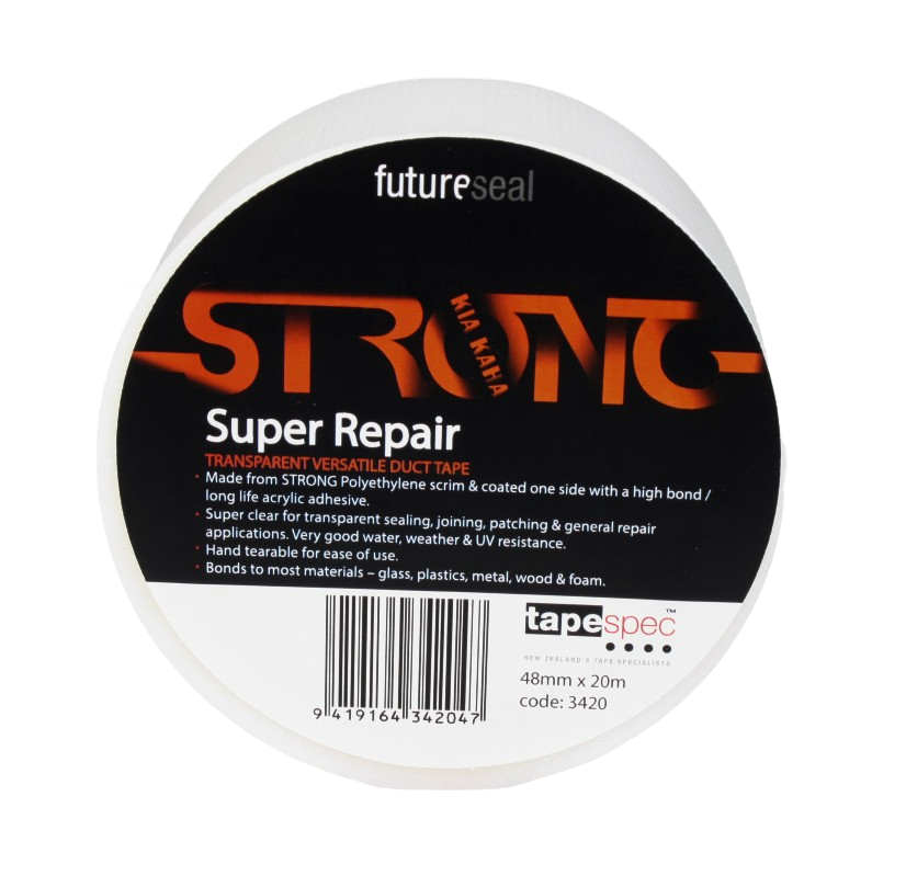 Super Repair roll front label