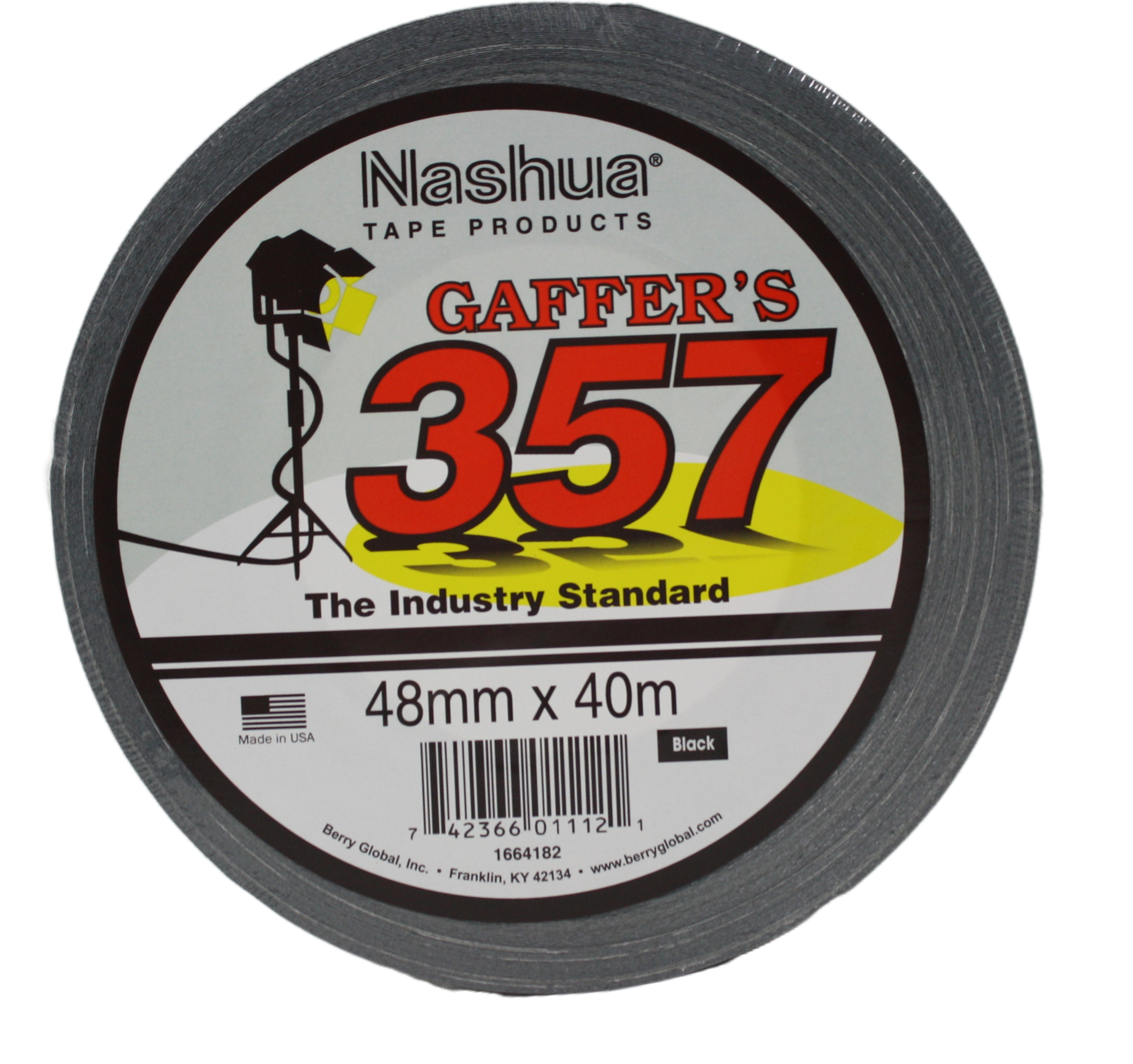 Nashua 357 Black, front view (with label on)