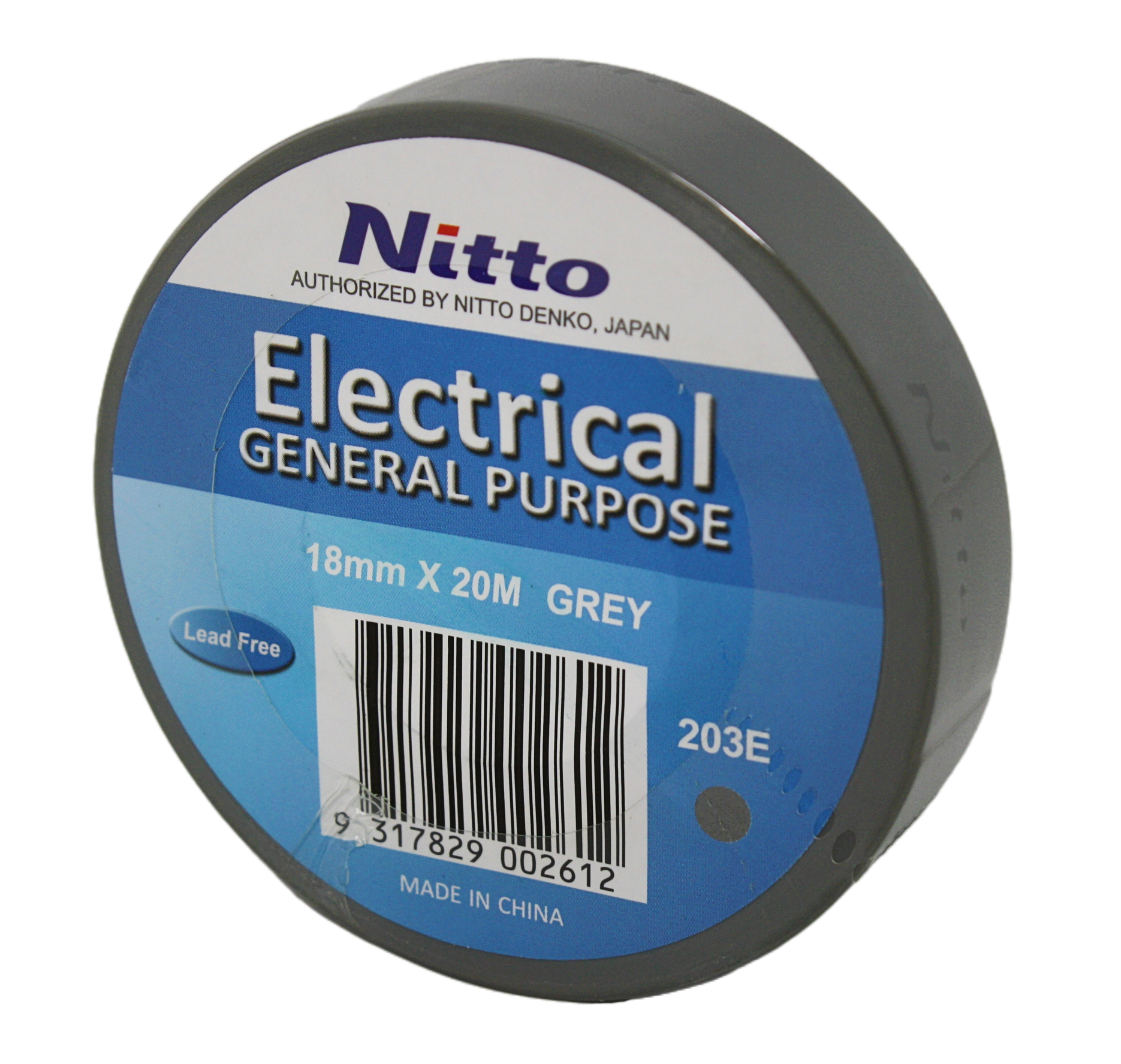 Nitto electrical tape, grey