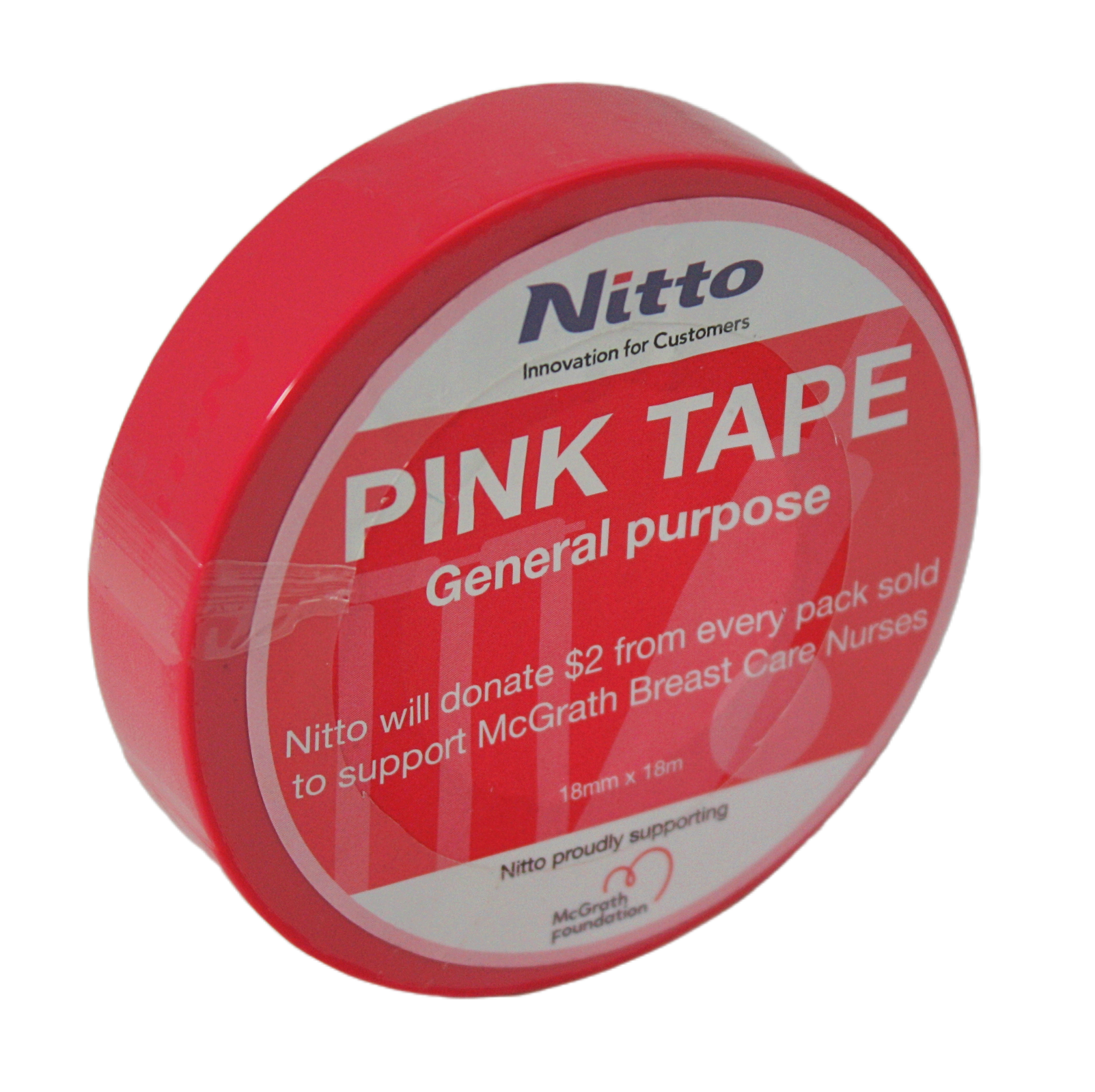Nitto electrical tape, pink