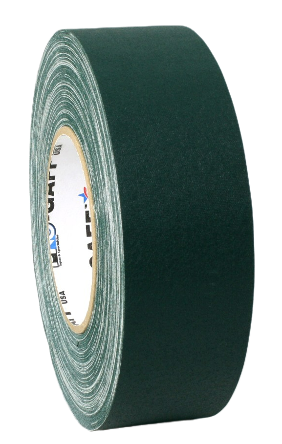 Pro Gaff 2" 50m roll, green, side view