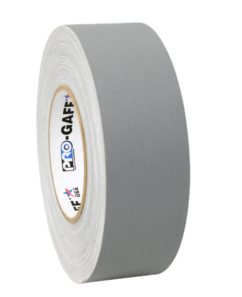 Pro Gaff 2" 50m roll, silver, side view