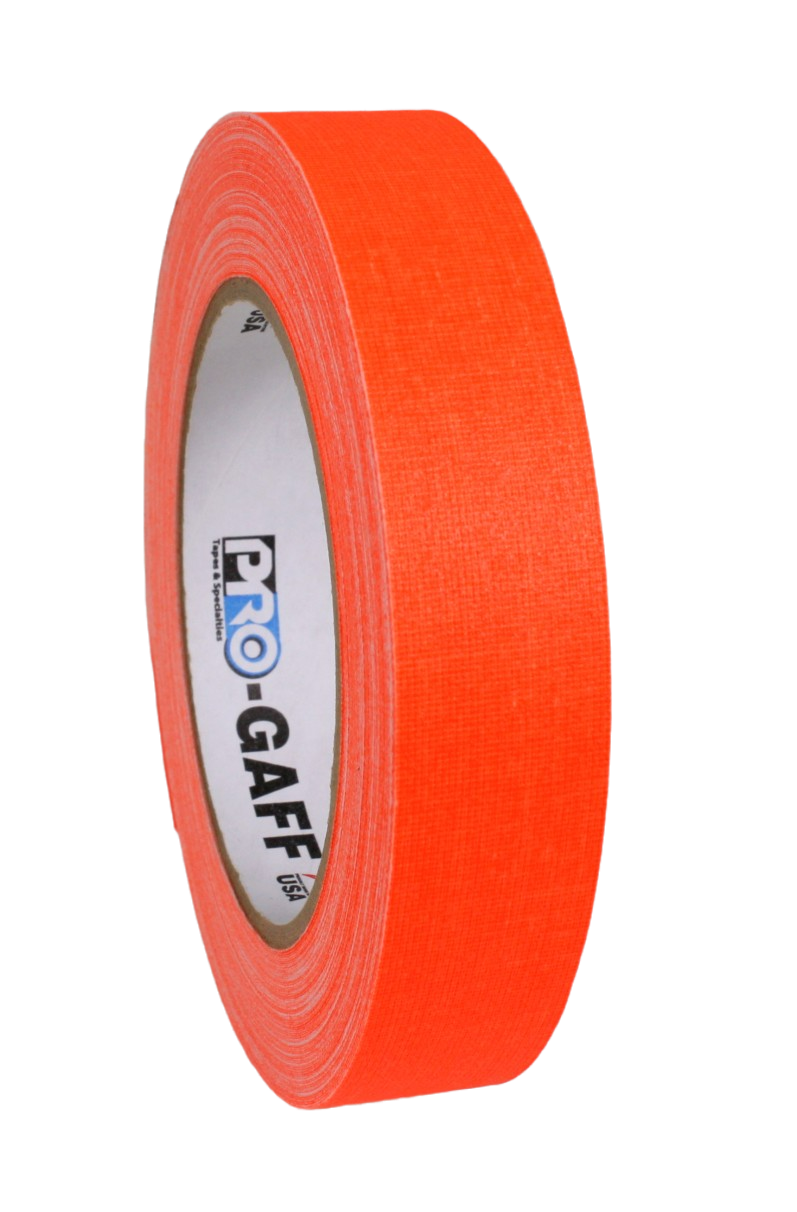 Pro Gaff 1", fluro orange, 22.8m roll