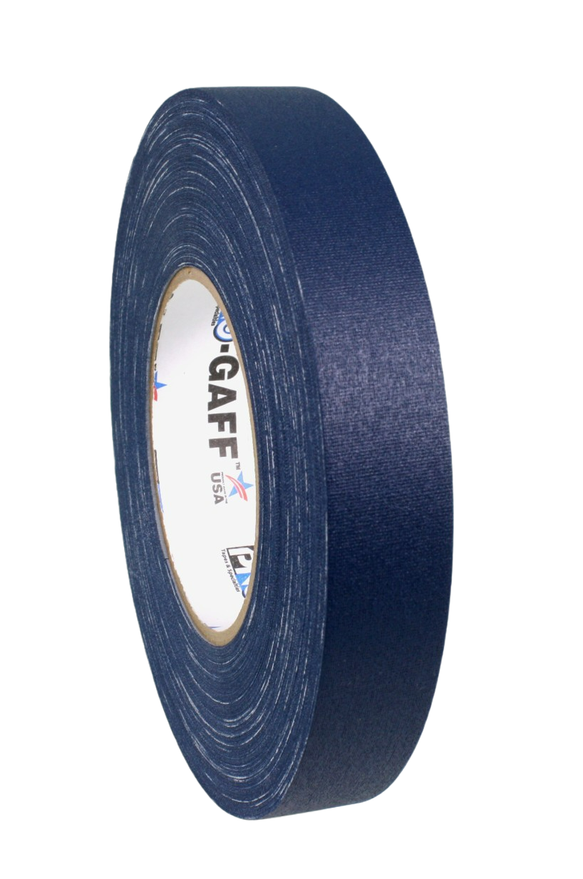 1" dark blue, 50m roll