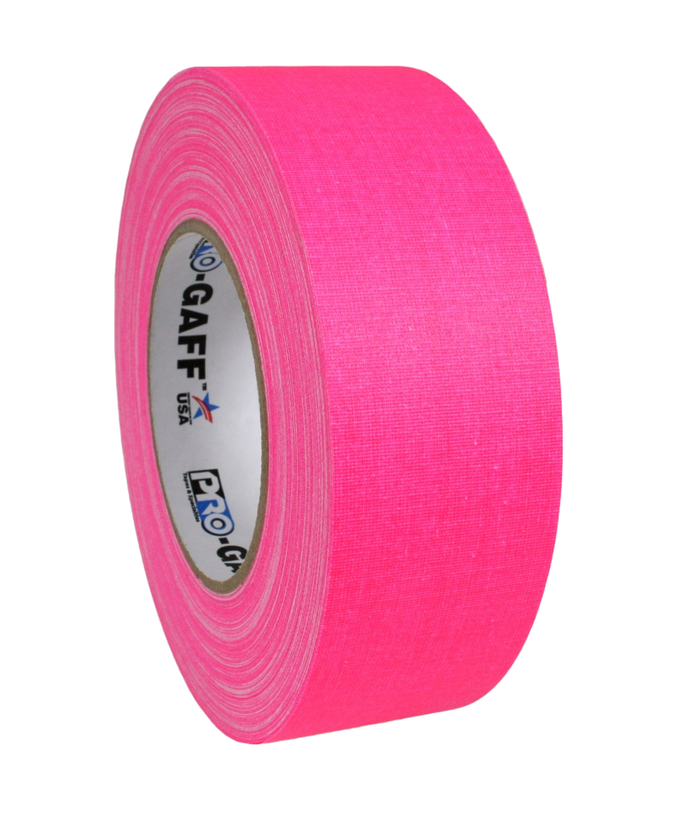 Pro Gaff 2", fluro pink, 45m roll