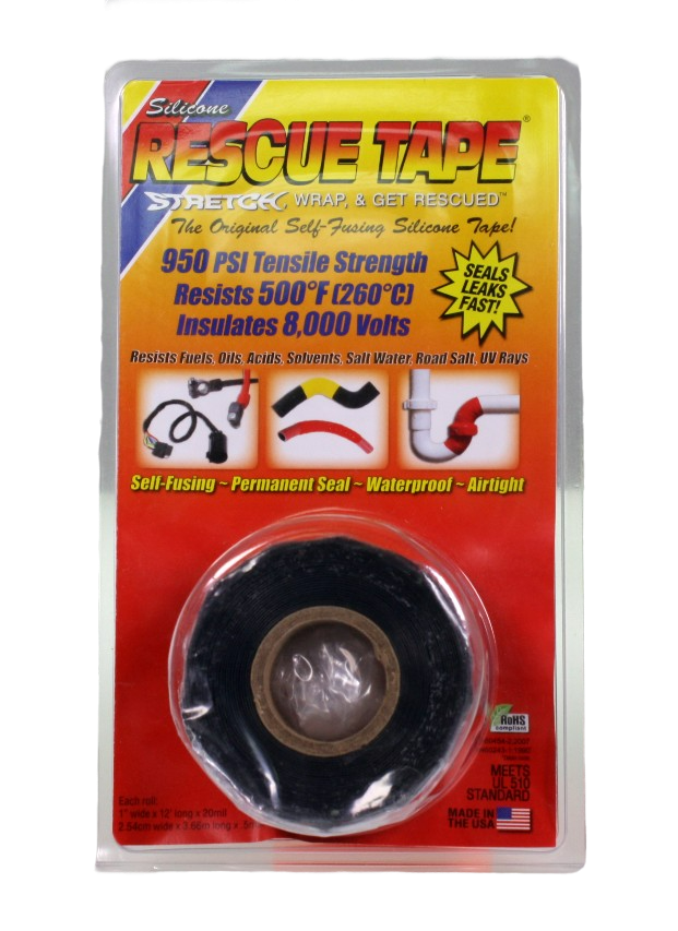 Rescue Tape, black, in packet