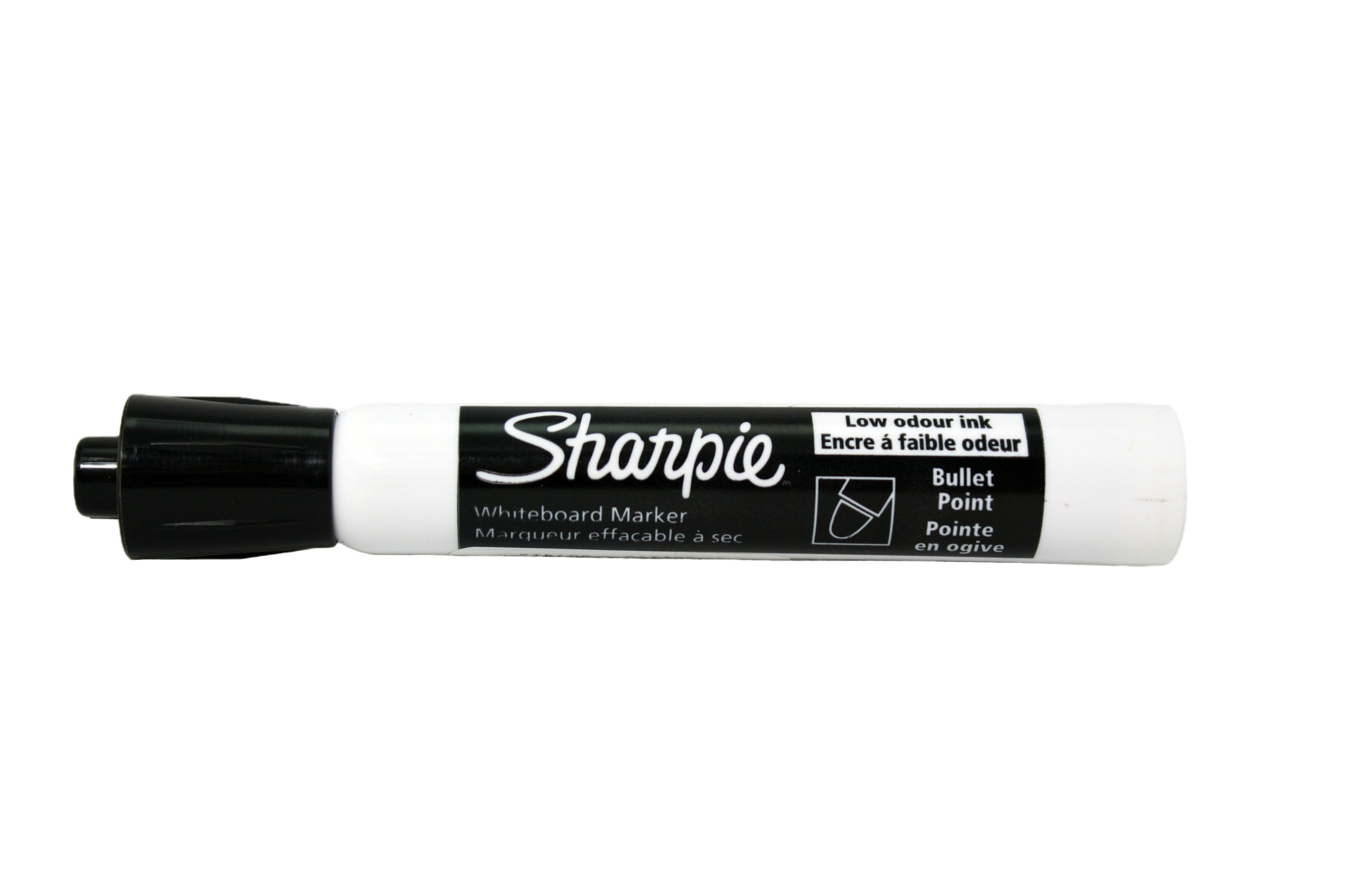 Sharpie Whiteboard Marker, black, lid on