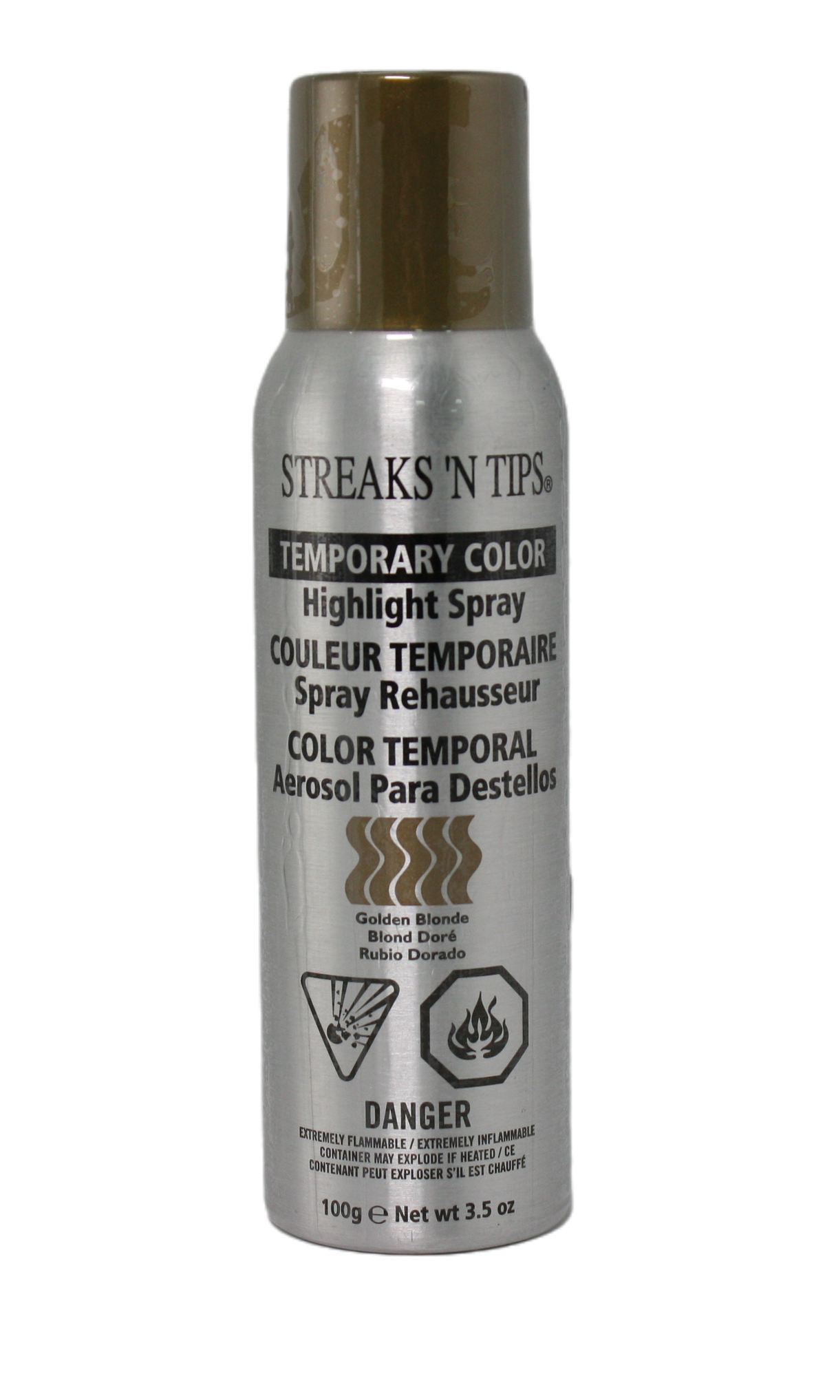 Streaks 'N Tips Golden Blonde front of the can