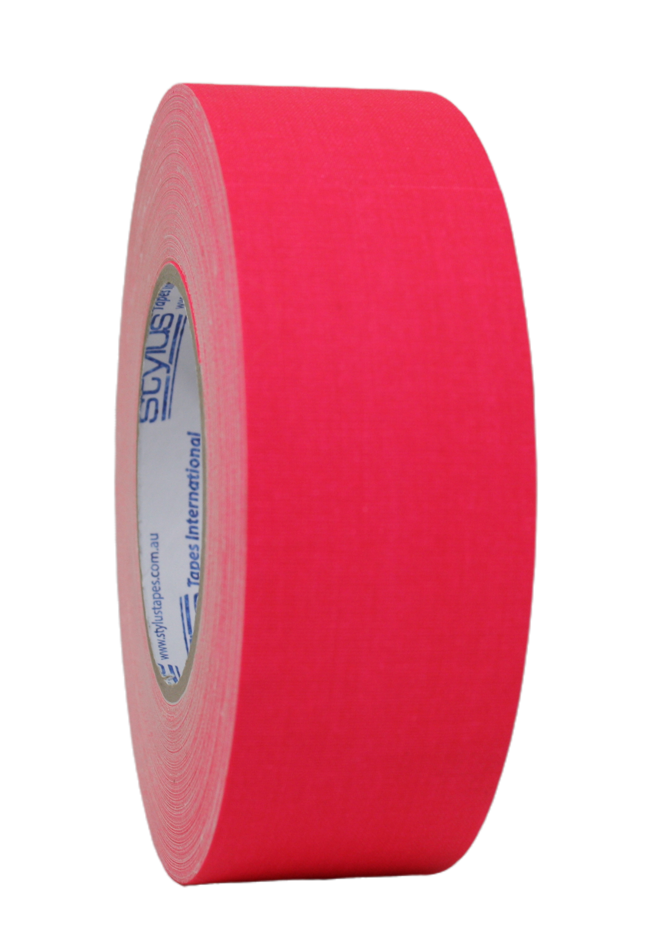 Styluss Fluorescent Gaffer Tape, 1" Pink, side view
