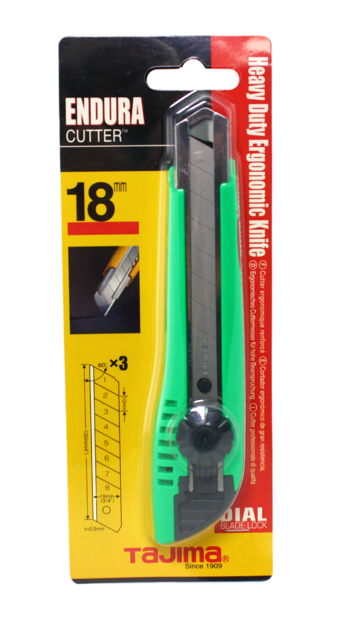 18mm green cutter, in packet