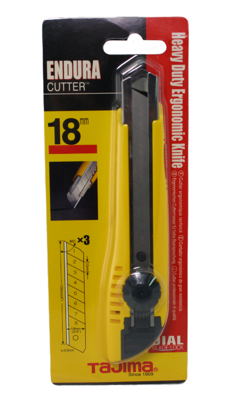 18mm yellow cutter, in packet