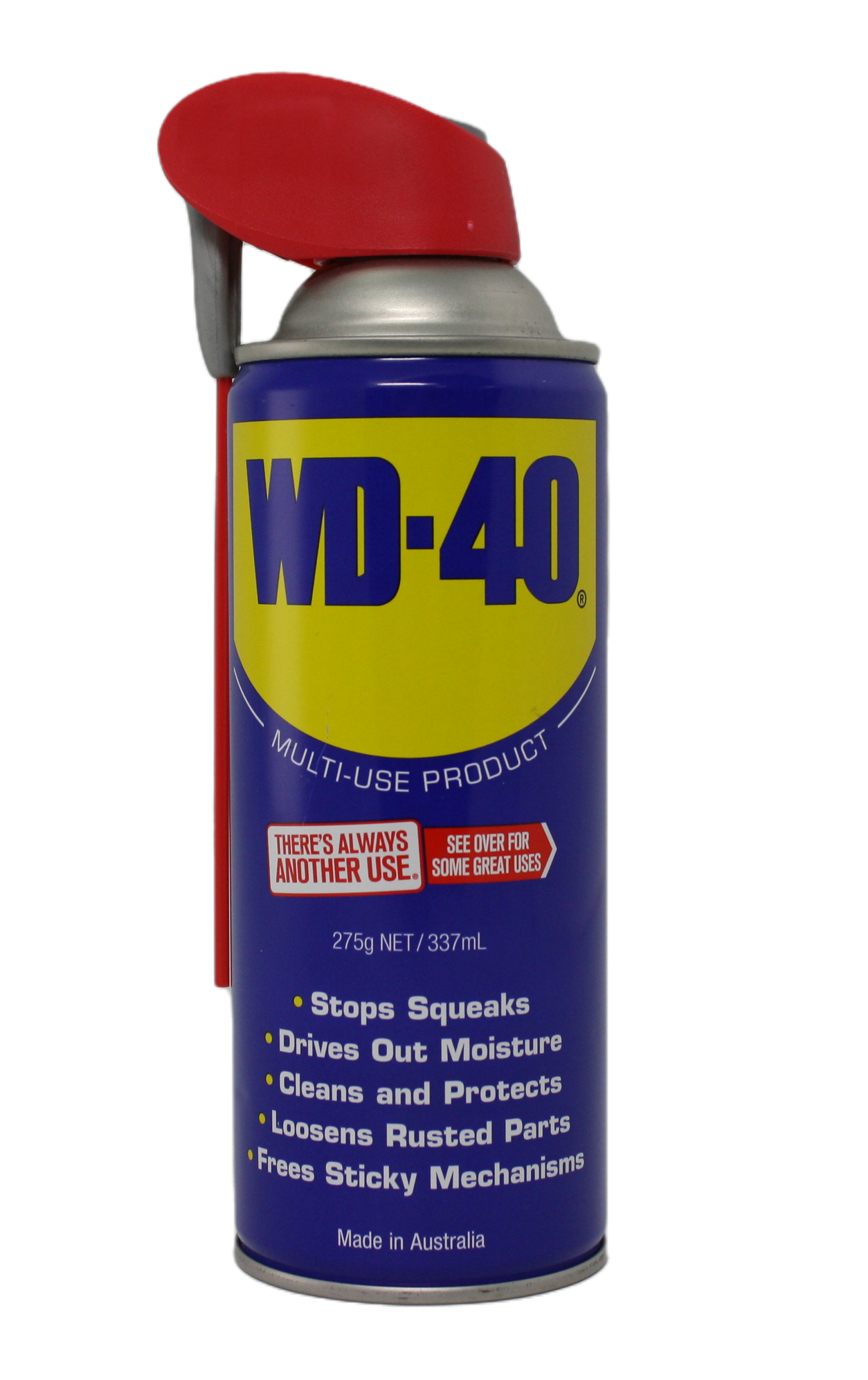 WD40 Smart Straw, front, with straw put down